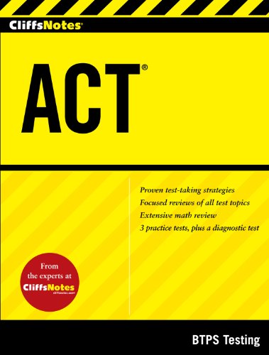 9781118086919: CliffsNotes ACT (CliffsNotes (Paperback))
