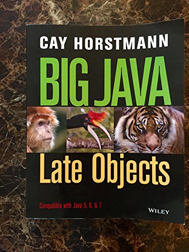 Imagen de archivo de Big Java: Late Objects a la venta por Greener Books