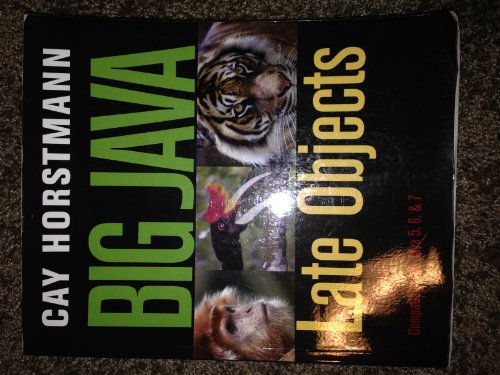 9781118087886: Big Java: Late Objects