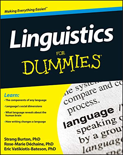 Beispielbild fr Linguistics For Dummies (For Dummies (Lifestyles Paperback)) zum Verkauf von Monster Bookshop