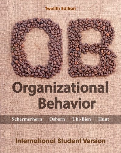 Stock image for Organizational Behavior: International Student Version for sale by medimops