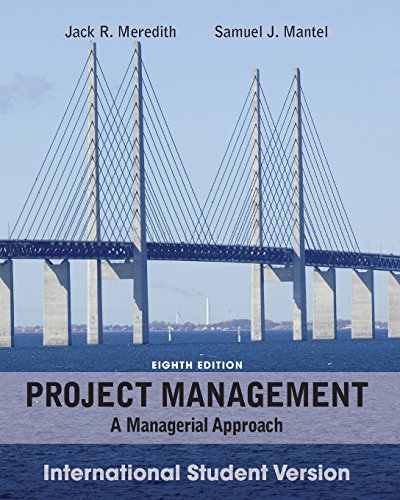 Beispielbild fr Project Management : A Managerial Approach zum Verkauf von Better World Books Ltd