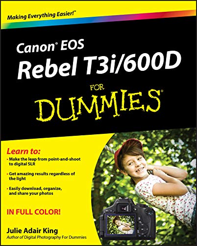 Imagen de archivo de Canon EOS Rebel T3i / 600D For Dummies a la venta por Dream Books Co.