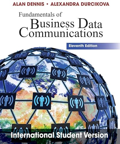 Beispielbild fr Fundamentals of Business Data Communications zum Verkauf von Wonder Book