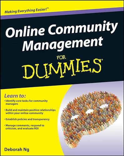 Stock image for Online Community Management For Dummies Ng, Deborah for sale by Mycroft's Books