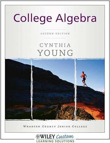 Stock image for College Algebra 2nd Edition for Wharton College for sale by HPB-Red