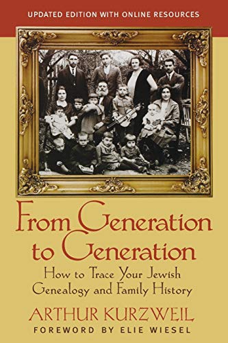 Stock image for From Generation to Generation : How to Trace Your Jewish Genealogy and Family History for sale by Better World Books