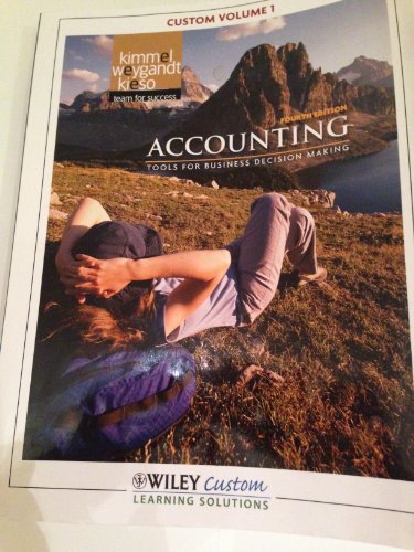 9781118106358: Accounting, Custom Volume 1: Tools for Business Decision Makers