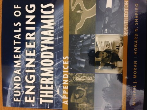 Imagen de archivo de Fundamentals of Engineering Thermodynamics, Appendices a la venta por HPB-Red