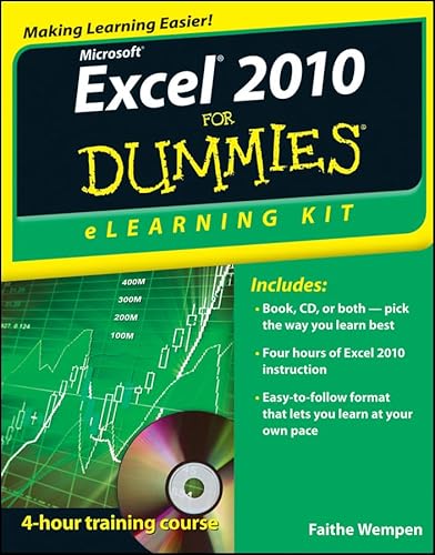 9781118110799: Microsoft Excel 2010 eLearning Kit For Dummies