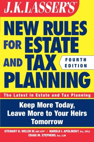 Stock image for J.K. Lasser's New Rules for Estate and Tax Planning for sale by ThriftBooks-Atlanta