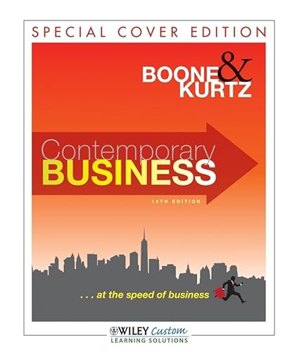 Imagen de archivo de Contemporary Business 14th Edition for Western District a la venta por Hawking Books