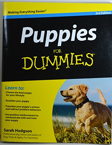 9781118117552: Puppies For Dummies 3e