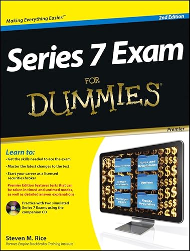 9781118117576: Series 7 Exam For Dummies: Premier Edition with CD