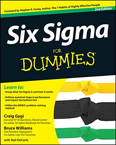9781118120354: Six Sigma For Dummies.