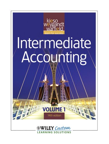 Intermediate Accounting 14th Edition Volume 1 CUE (9781118121825) by Kieso, Donald E.; Weygandt, Jerry J.; Warfield, Terry D.