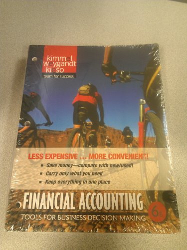 Beispielbild fr Financial Accounting, Tools for Business Decision Making 6E zum Verkauf von Front Cover Books