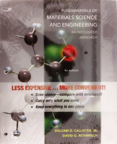 Stock image for Fundamentals of Materials Science and Engineering, Binder Ready Version: An Integrated Approach for sale by HPB-Red