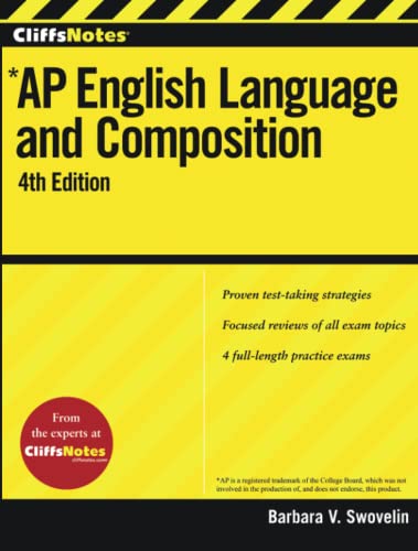 9781118128022: CliffsNotes AP English Language and Composition: 4th Edition