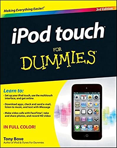 Imagen de archivo de iPod Touch for Dummies a la venta por Better World Books