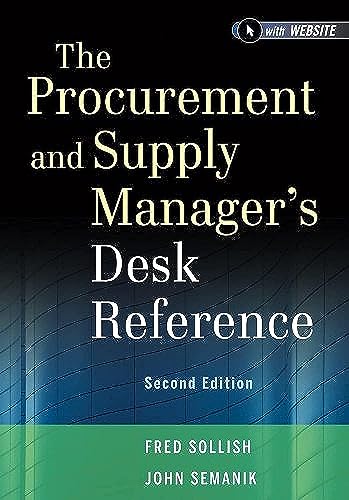 Stock image for The Procurement and Supply Manager's Desk Reference for sale by BooksRun