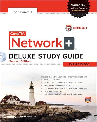 Stock image for CompTIA Network+ Deluxe Study Guide Recommended Courseware: Exam N10-005 for sale by Wonder Book