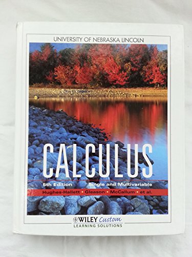 Stock image for Calculus 5E Combo for University of Ne Lincoln for sale by Goodwill of Colorado