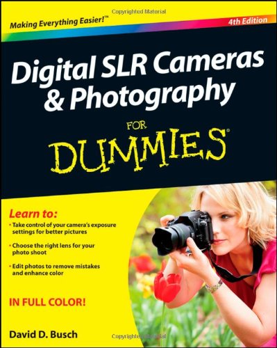 Imagen de archivo de Digital SLR Cameras and Photography for Dummies a la venta por Better World Books