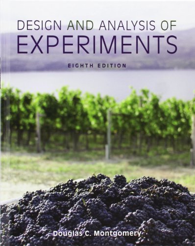 Design and Analysis of Experiments - Montgomery, Douglas C.