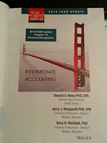 Beispielbild fr Intermediate Accounting zum Verkauf von Better World Books