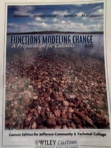 Beispielbild fr Functions Modeling Change: A Preparation for Calcu zum Verkauf von HPB-Red