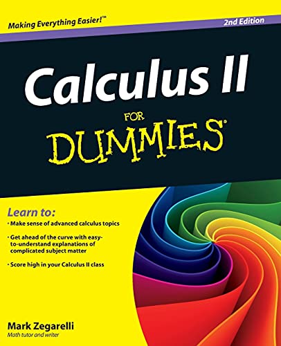 Imagen de archivo de Calculus II For Dummies a la venta por Decluttr