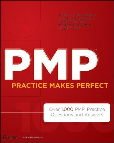 Imagen de archivo de PMP Practice Makes Perfect: Over 1000 PMP Practice Questions and Answers a la venta por Wonder Book