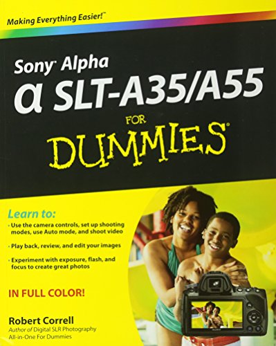 Stock image for Sony Alpha SLT-A35 / A55 for sale by Better World Books: West