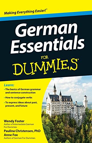 Stock image for German Essentials For Dummies for sale by KuleliBooks