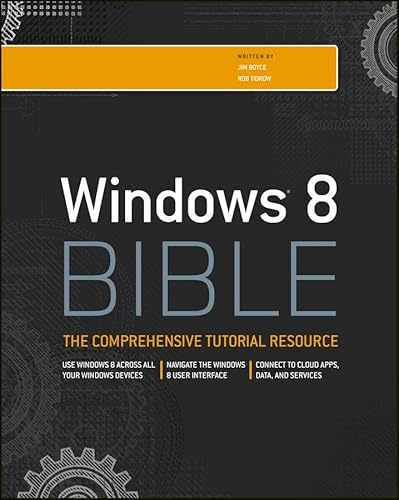 Beispielbild fr Windows 8 Bible zum Verkauf von Better World Books: West