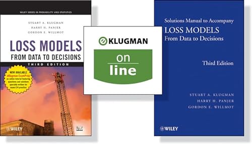 9781118211199: Loss Models: From Data to Decisions, 3rd Edition + Solutions Manual + (One Year Online): Preparation for Actuarial Exam C/4 Wrapper Set (Wiley Series in Probability and Statistics)