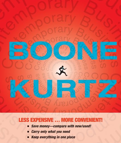 Contemporary Business - Boone, Louis E., Kurtz, David L.