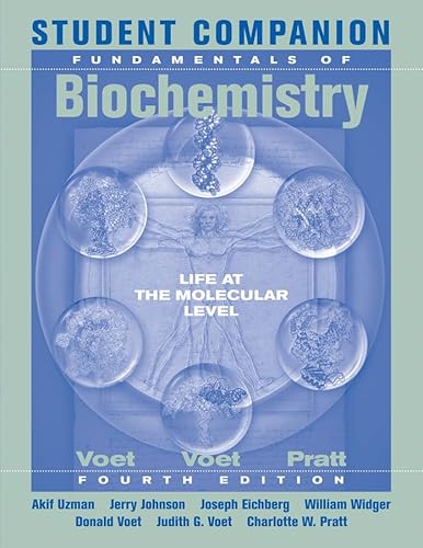 Imagen de archivo de Student Companion to Accompany Fundamentals of Biochemistry a la venta por Zoom Books Company