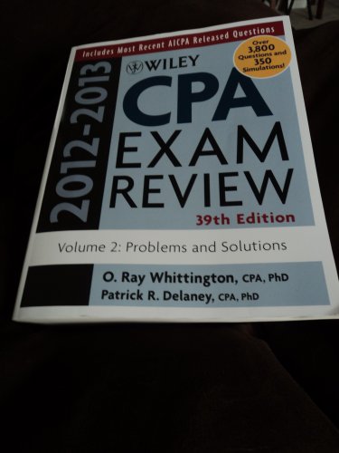 Stock image for Wiley CPA Examination Review, Problems and Solutions (Volume 2) for sale by SecondSale