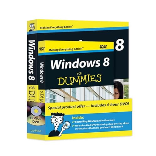 9781118271674: Windows 8 for Dummies Book+dvd Bundle
