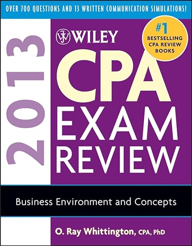 Stock image for Wiley CPA Exam Review 2013, Business Environment and Concepts for sale by Your Online Bookstore