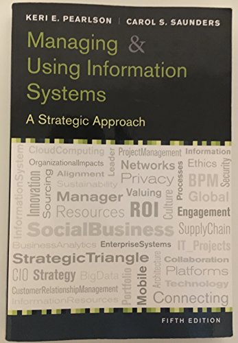 Imagen de archivo de Managing and Using Information System a la venta por Wonder Book
