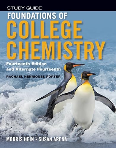 

Student Study Guide to accompany Foundations of College Chemistry, 14e Alt 14e