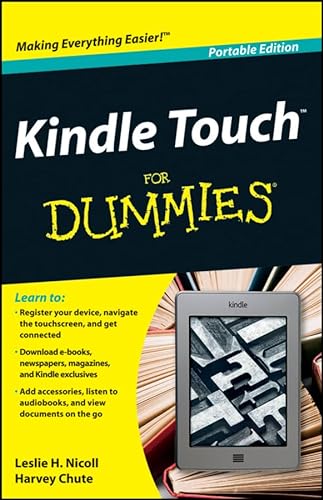 Stock image for Kindle Touch For Dummies Portable Edition for sale by HPB-Diamond