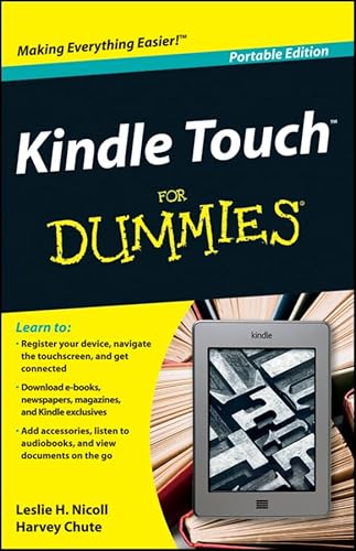 Stock image for Kindle Touch for Dummies for sale by Better World Books