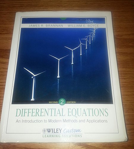 Beispielbild fr Differential Equations: An Introduction to Modern Methods and Applications, 2nd Edition zum Verkauf von ThriftBooks-Dallas