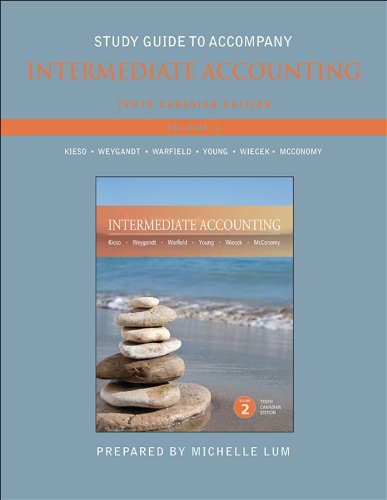 Stock image for Study Guide to accompany Intermediate Accounting, Volume 2 for sale by Book Deals