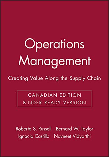 Beispielbild fr Operations Management: Creating Value Along the Supply Chain zum Verkauf von Starx Products