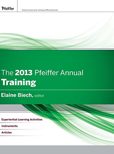 Beispielbild fr The 2013 Pfeiffer Annual: Training zum Verkauf von BooksRun